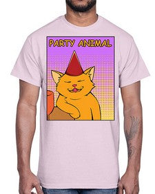 Party Animal 978#- art pop art- Cotton Tee