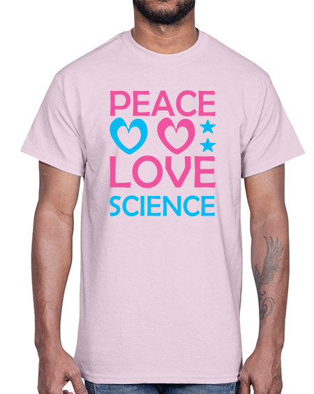 PeacelovescienceScience tshirt design Peacelovescience Sciencetshirtdesign 159#- general science- Cotton Tee