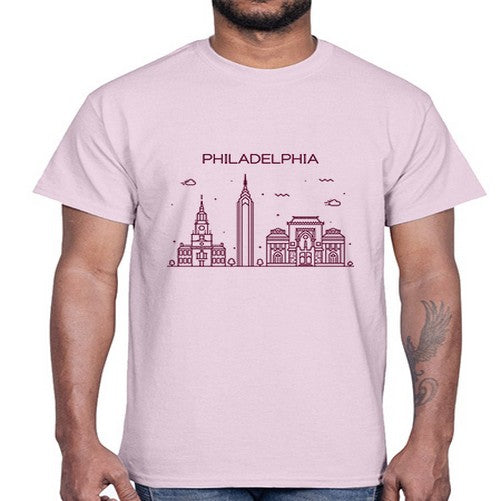 Philadelphia 1602#- cities- Cotton Tee