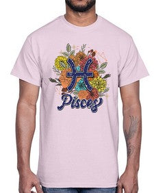 Pisces 129#- pisces- Cotton Tee