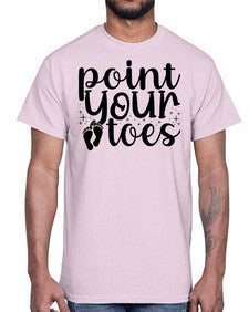 Point your toes 172#- ballet- Cotton Tee