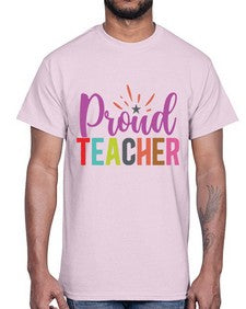 Proud Teacher 1343#- teacher- Cotton Tee
