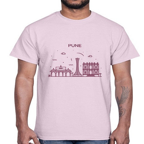 Pune 1694#- cities- Cotton Tee