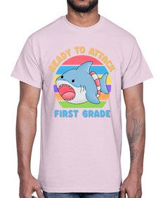 Ready to Attack first Grade 710#- first grade- Cotton Tee