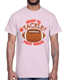 Ready to tackle first Grade 742#- first grade- Cotton Tee