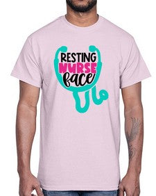 Resting Nurse Face Style Style 1355#- nurse- Cotton Tee