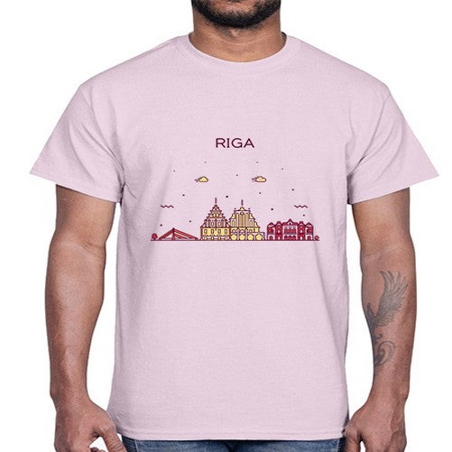 Riga 1729#- cities- Cotton Tee