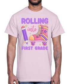 Rolling into first Grade 785#- first grade- Cotton Tee