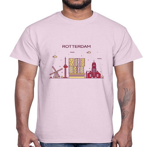 Rotterdam 1754#- cities- Cotton Tee