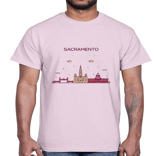 SacramentoCL 1763#- cities- Cotton Tee