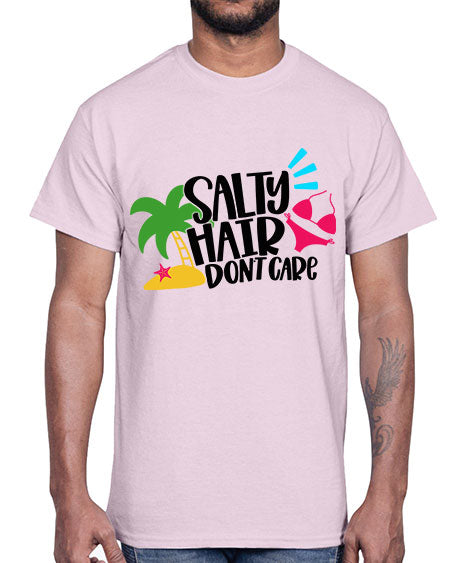 Salty Hair Dont Care Style 29#- summer- Cotton Tee