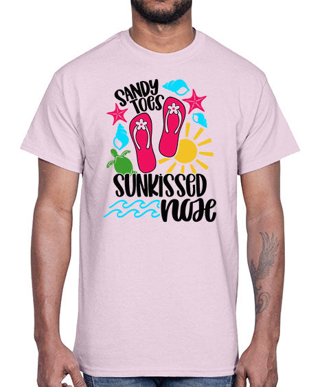 Sandy Toes Sunkissed Nose Style 27#- summer- Cotton Tee