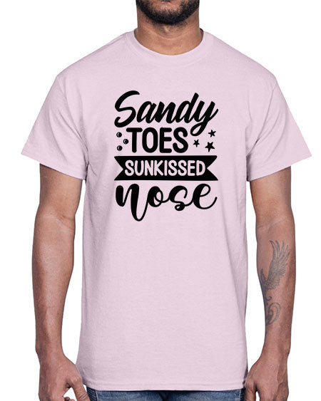 Sandy toes sunkissed nose 01#- summer- Cotton Tee