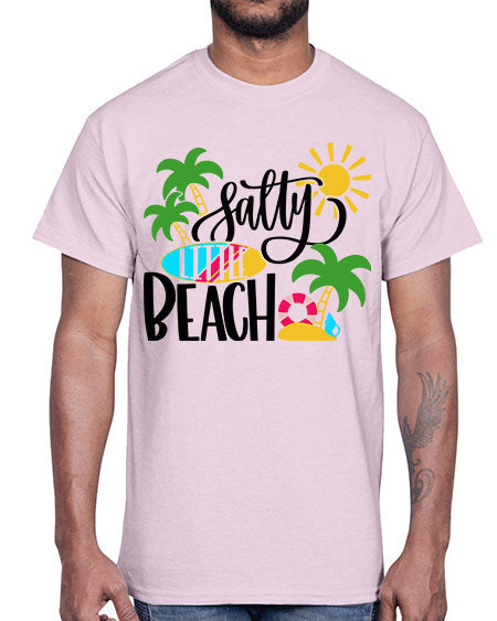 Satly Little Beach Style 26#- summer- Cotton Tee