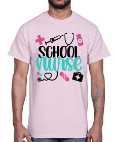 School Nurse Style Style 1378#- nurse- Cotton Tee