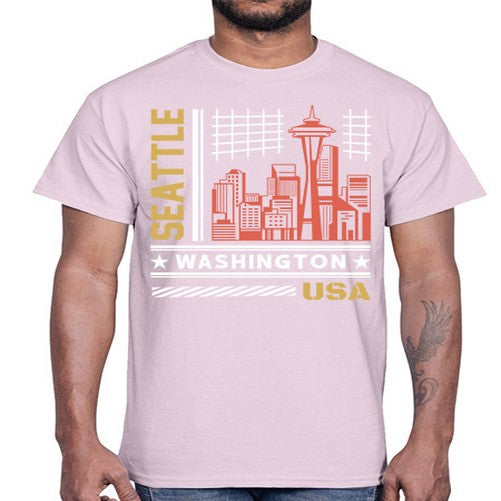 Seattle 1809#- cities- Cotton Tee