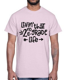 Second Grade Life 826#- second grade- Cotton Tee