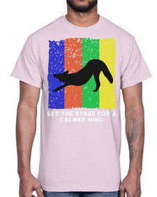 Set the Stage 515#- yoga- Cotton Tee
