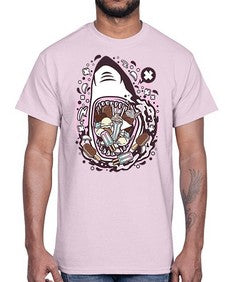 Shark Ice Cream 1523#- ice cream- Cotton Tee