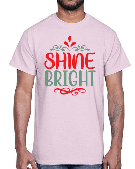 Shine Bright 141#-  fashion- Cotton Tee