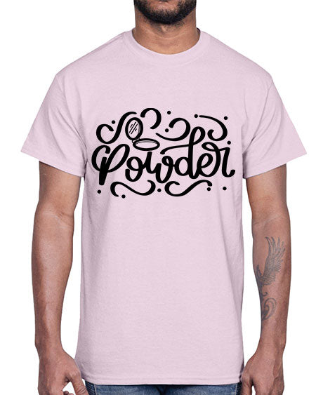 SinglePowder Style 24#-makeup Cotton Tee