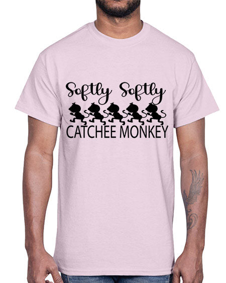 Softly softly catcher monkey - monkey- Cotton Tee