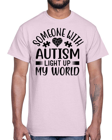 Some one with Style 50#- autism- Cotton Tee