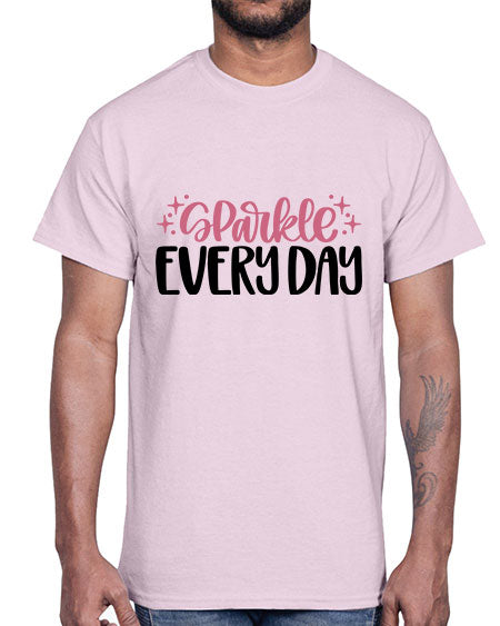 Sparkle Every Day Style 21#-makeup Cotton Tee