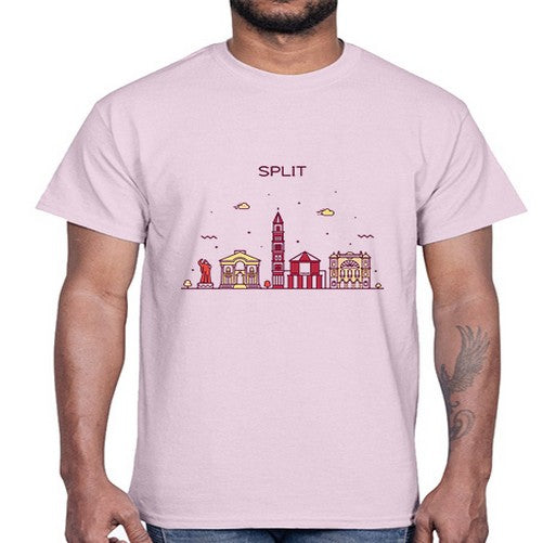 Split 1877#- cities- Cotton Tee