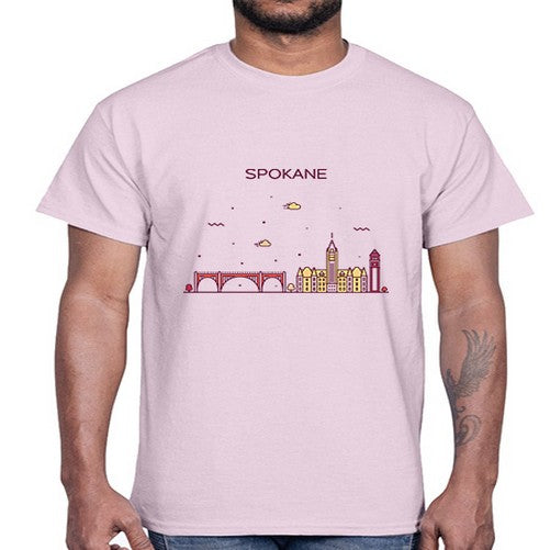 Spokane 1880#- cities- Cotton Tee