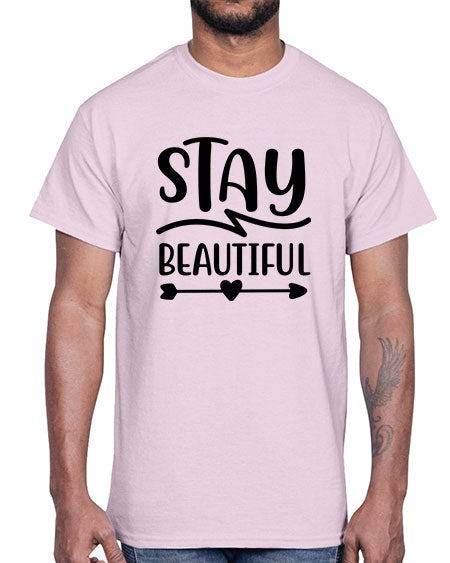 Stay Beautiful 147#-  fashion- Cotton Tee