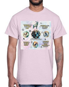 Straight Capricorn 471#- capricorn- Cotton Tee