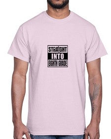Straight into eighth grade 888#- eighth grade- Cotton Tee