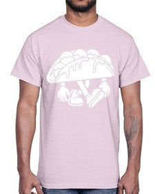 Stranger tacos 235#- cartoon food- Cotton Tee