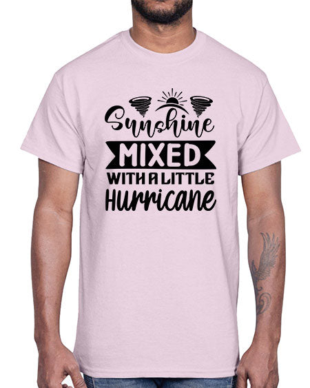 Sunshine mixed with a little hurricane 01#- summer- Cotton Tee