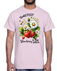 Sweetest Strawberry In The Patch 1598#- strawberry- Cotton Tee
