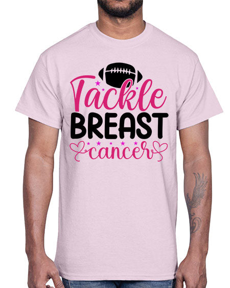 Tackle Breast Cancer 4#- breast cancer- Cotton Tee