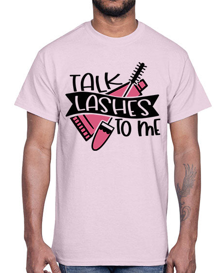 Talk Lashes To Me Style 17#-makeup Cotton Tee