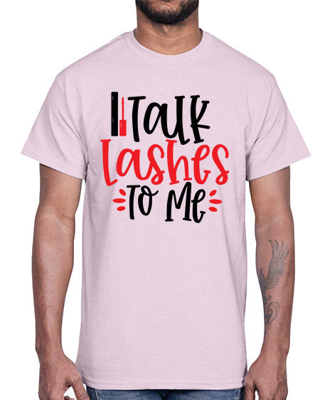 Talk Lashes To Me Style 219#-makeup Cotton Tee
