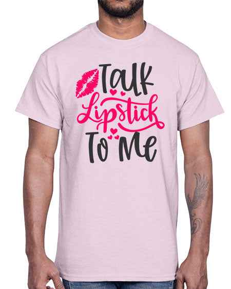 Talk Lipstick To Me Style 217#-makeup Cotton Tee