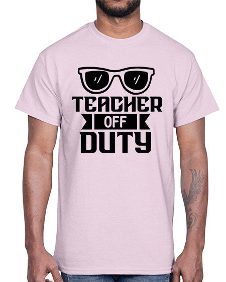 Teacher off duty 01#- summer- Cotton Tee