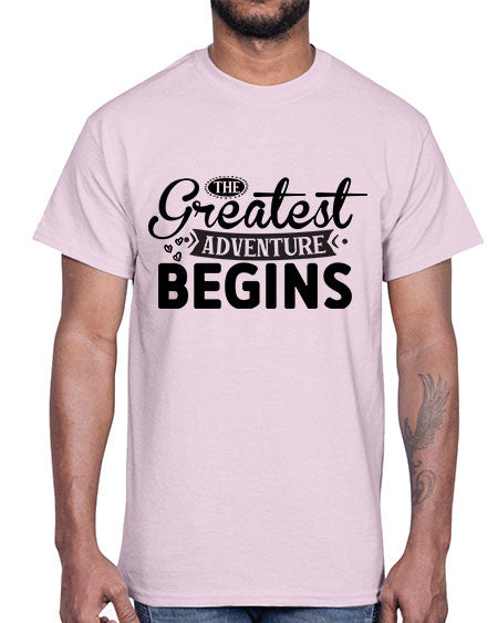 The Greatest Adventure Begins 456#- kids- Cotton Tee