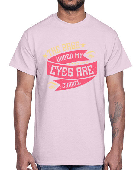 The bags under my eyes are Chanel Style 184#-makeup Cotton Tee