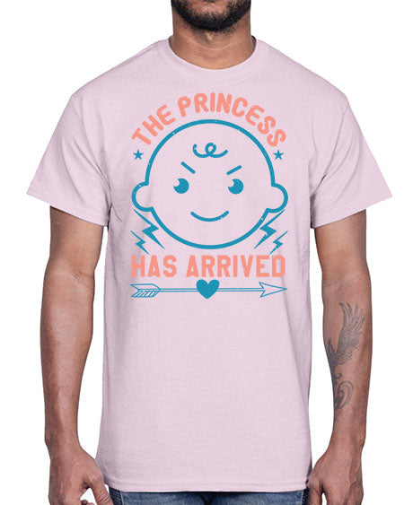 The princess has arrived Style 225#- baby shower- Cotton Tee
