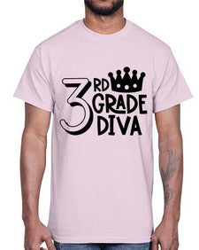Third Grade Diva 953#- third grade- Cotton Tee