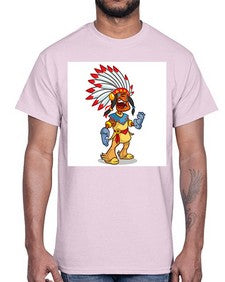 Thnksgvngindian 254#- cartoon general- Cotton Tee