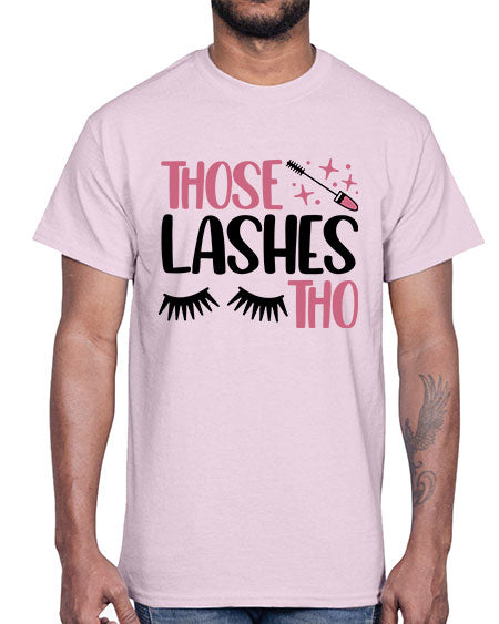 Those Lashes Tho Style 11#-makeup Cotton Tee