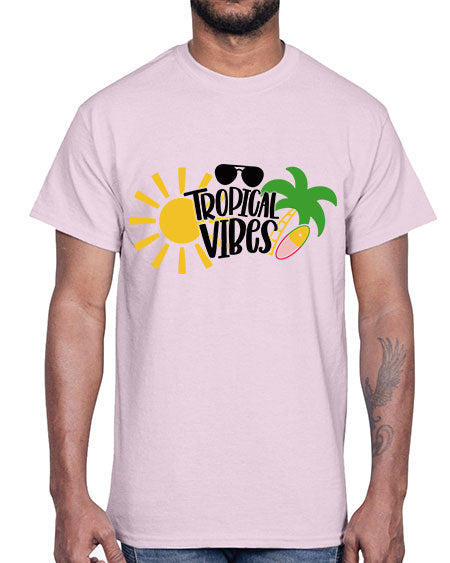Tropical Vibes Style 9#- summer- Cotton Tee