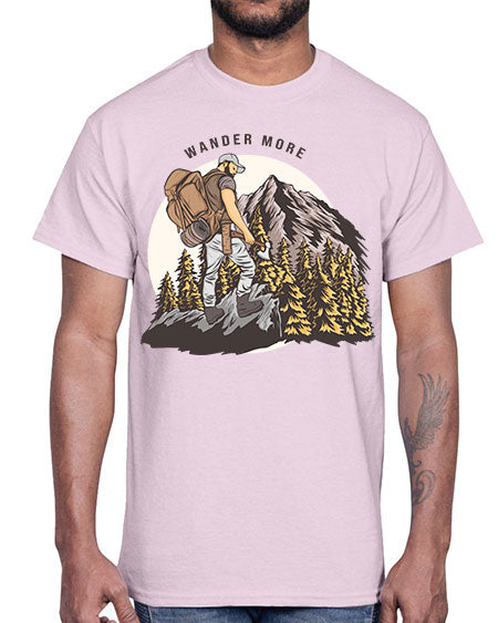 Wander More 3#- nature- Cotton Tee