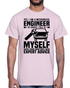 Yes I Am A Mechanical Style 1671#- engineer- Cotton Tee